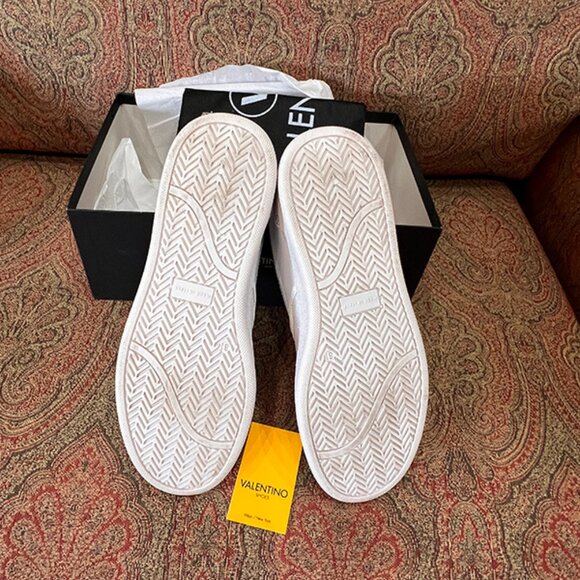 Valentino Adriel Monogram Leather Slip on Sneakers - Picture 7 of 9